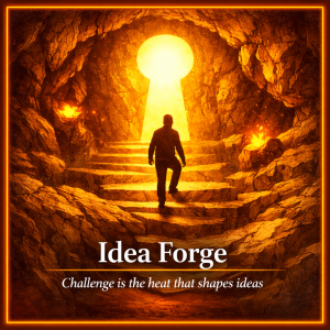 Idea Forge - Challenge is the heat that shapes ideas