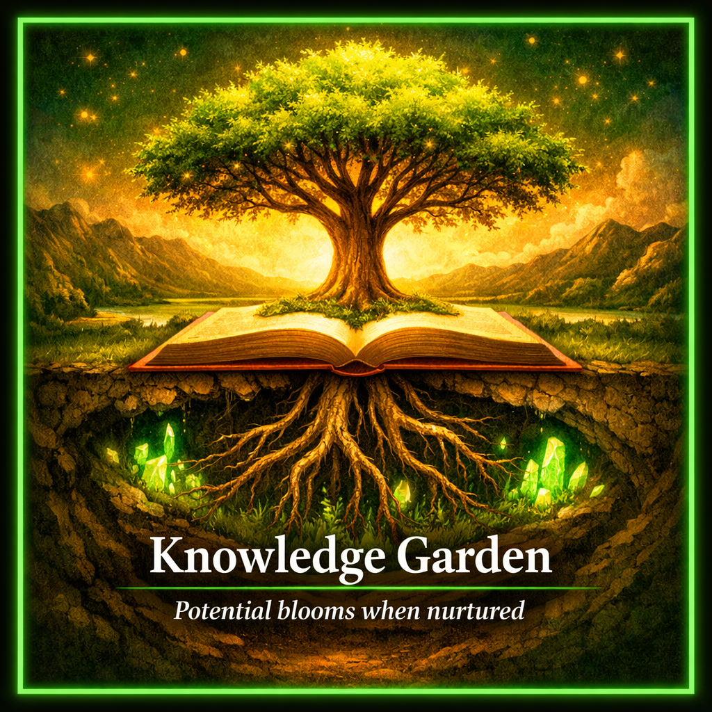 Knowledge Garden - Potential blooms when nurtured