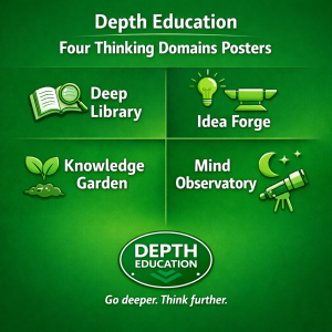 four domains thinking posters