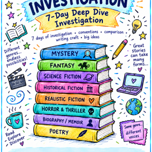 genre investigation — 7 day deep dive investigation pack