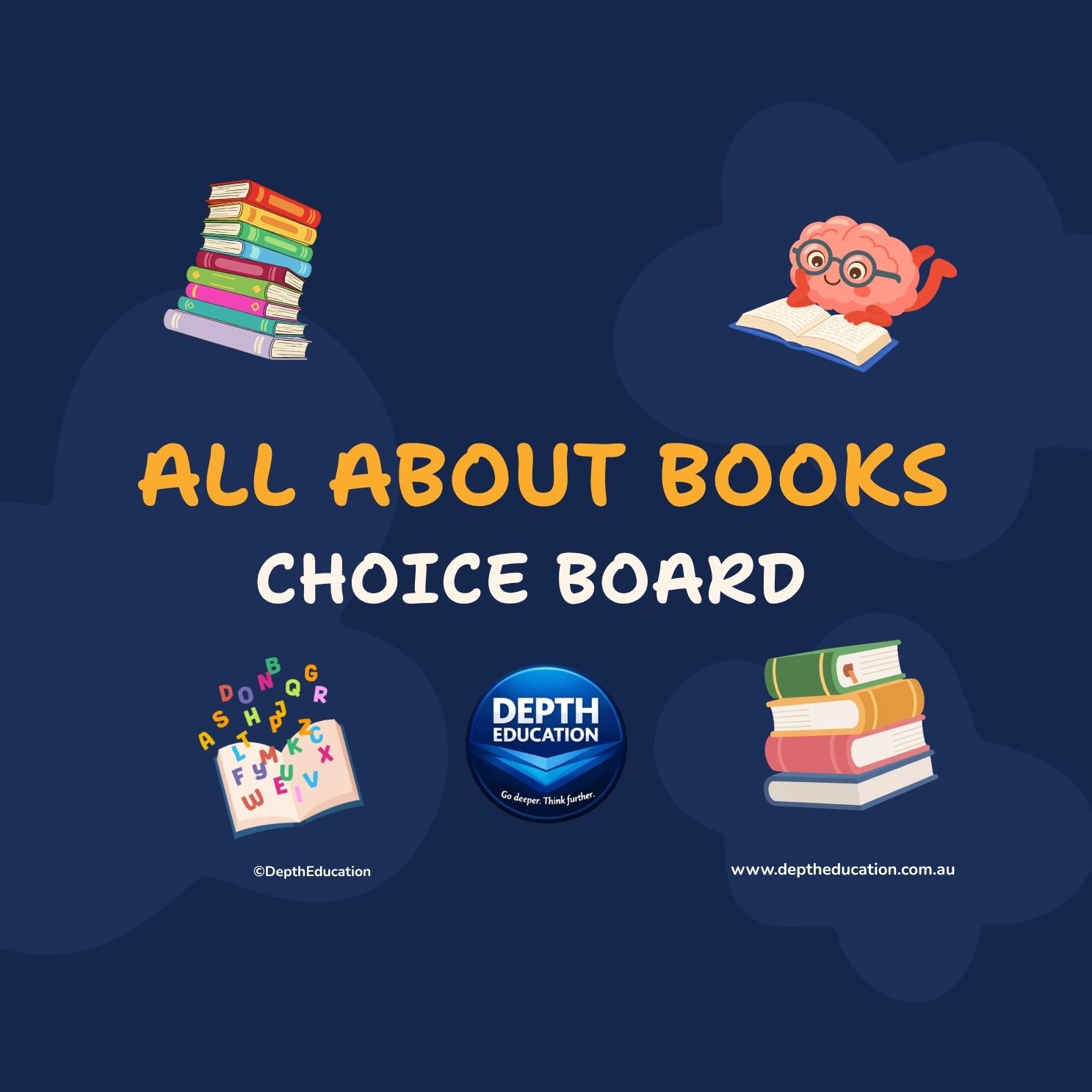 all about books choice boards all about books choice boards
