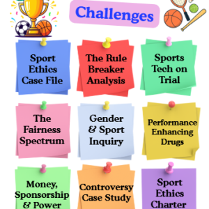 2. sport ethics choice board high challenge pdhpe extension tasks