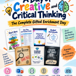 a day of creative and critical thinking: complete gifted enrichment day bundle (stage 2)