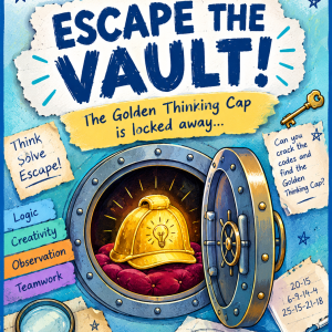 escape the vault: paper escape room for gifted students